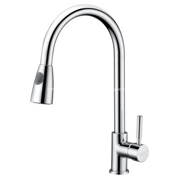 Contemporary Pull Down Kitchen Faucet